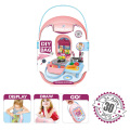 Preschool Musical Kitchen Play Cooking Toy Set hand Bag For girl and Boys With Light